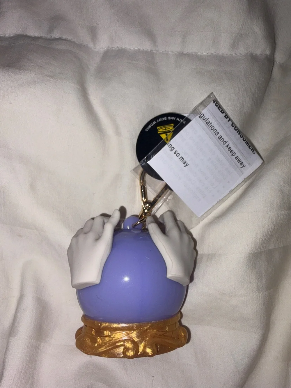 NWT Bath&Body Works Light Up Fortune Teller Crystal Ball Hand Sanitizer Holder🔥